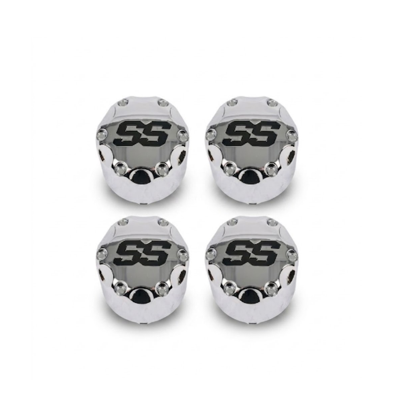 GTW® Snap-In Chrome SS Center Caps (Pack of 4)