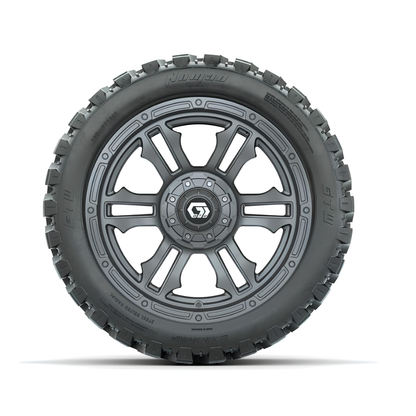 GTW Shogun Gunmetal 14" Wheels with 23x10-R14 Nomad All-Terrain Tires (Set of 4)
