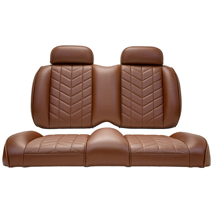 MadJax Aviator EZGO TXT/RXV & MadJax XSeries Front Seat Cushions - Coffee