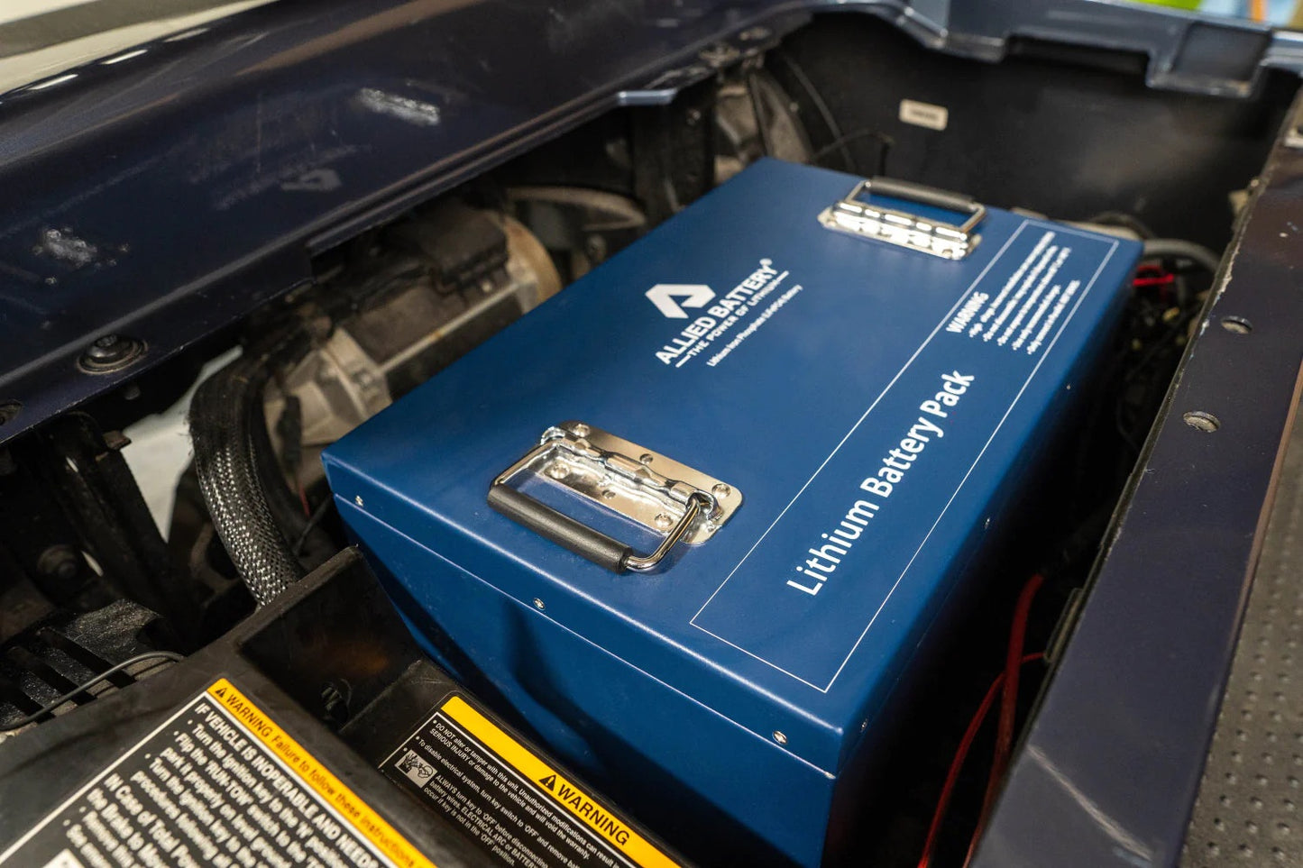 Allied Lithium 105ah Battery Installed