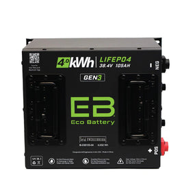 Eco Battery 36V 105Ah GEN3 LifePo4 Battery "Cube" - Individual