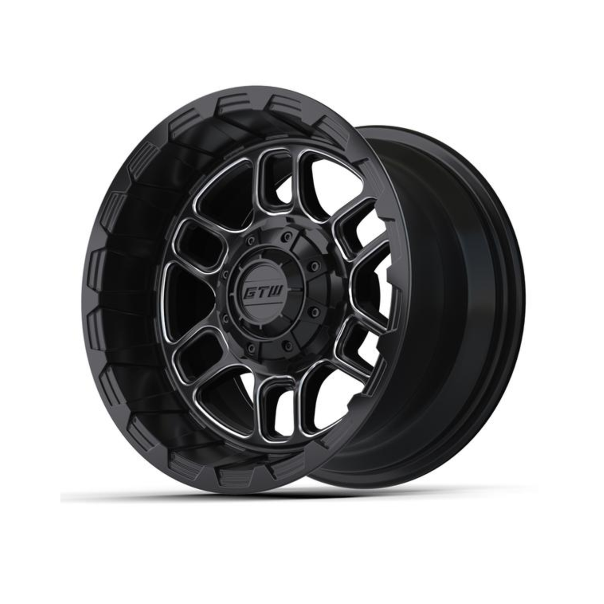 12” GTW Titan Black & Machined Wheel