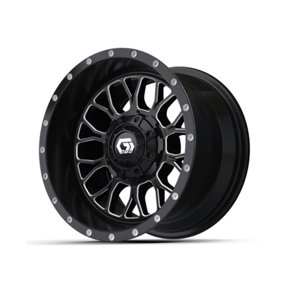 12" GTW Helix Black & Machined Wheel