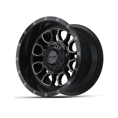 12” GTW Volt Black & Machined Wheel