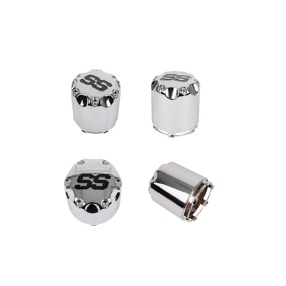 GTW® Snap-In Chrome SS Center Caps (Pack of 4)