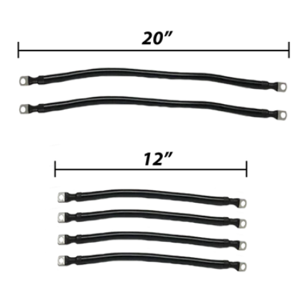 4 Gauge Performance Cable Install Pack - from Allied Battery