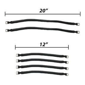 4 Gauge Performance Cable Install Pack - from Allied Battery