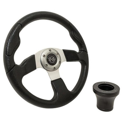 Steering Wheel Kit, Black/Sport 13.5 w/Black Adapter, Yamaha