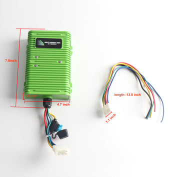 Dimensions for 48V BOLT 30 AMP High Output Reducer