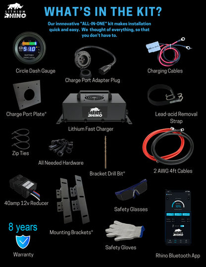 Lithium Rhino 48V 170AH Bundle