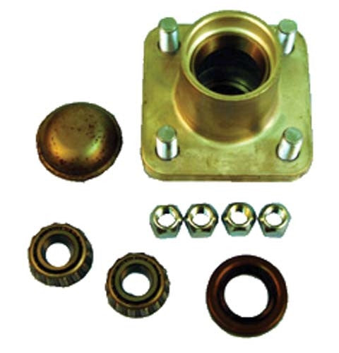 Front Wheel Hub Assembly Club Car DS 82-02 with Steel Caps