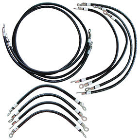 Heavy Duty 4G Battery Cable Set EZ-GO TXT with 6 X  8V  Batteries