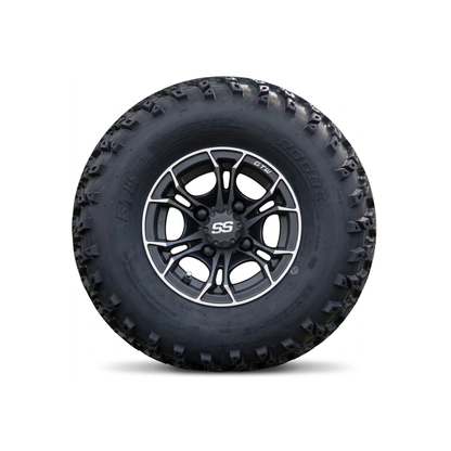 GTW® Snap-In Gloss Black SS Center Caps (Pack of 4)