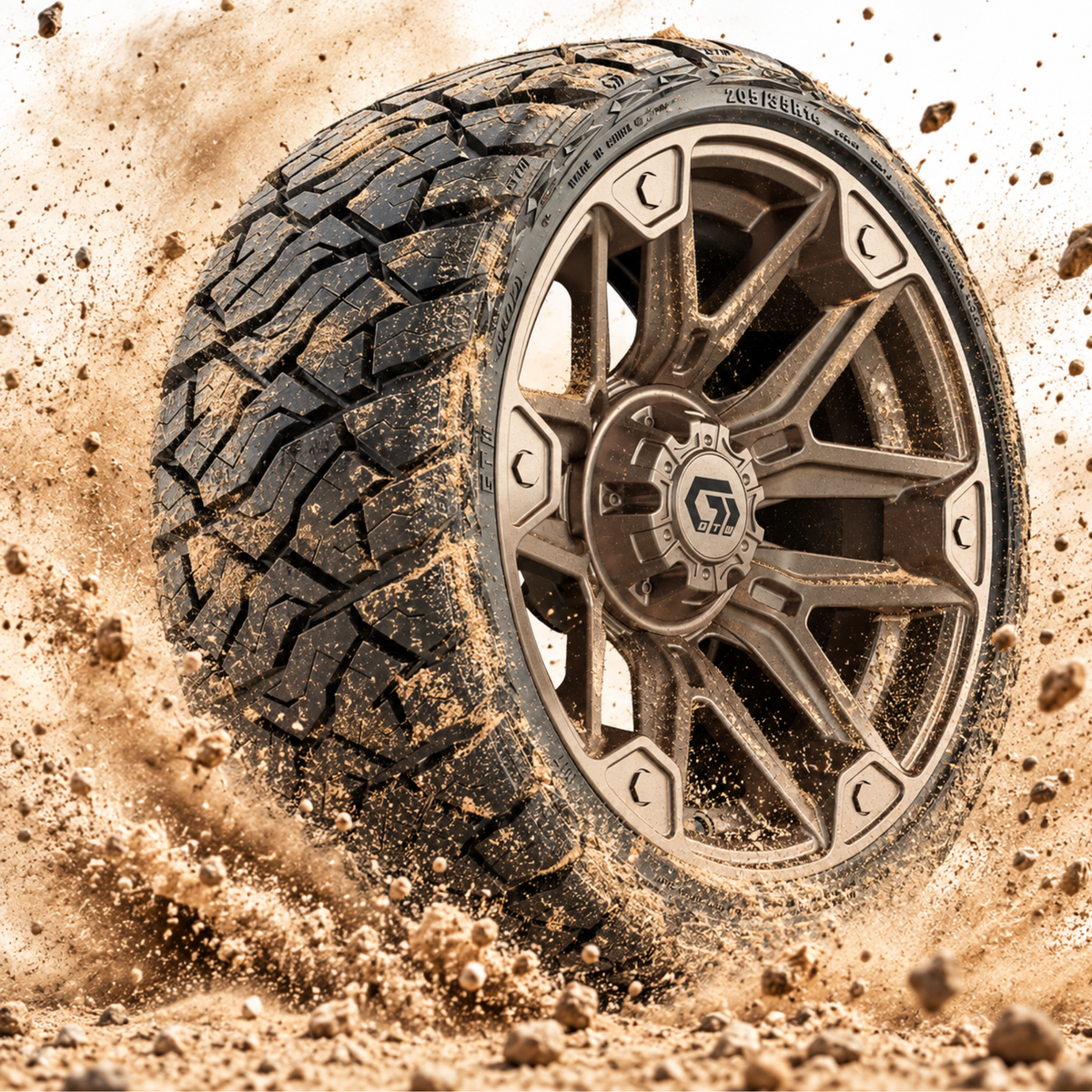 14″ GTW® Graffiti Satin Bronze Wheel