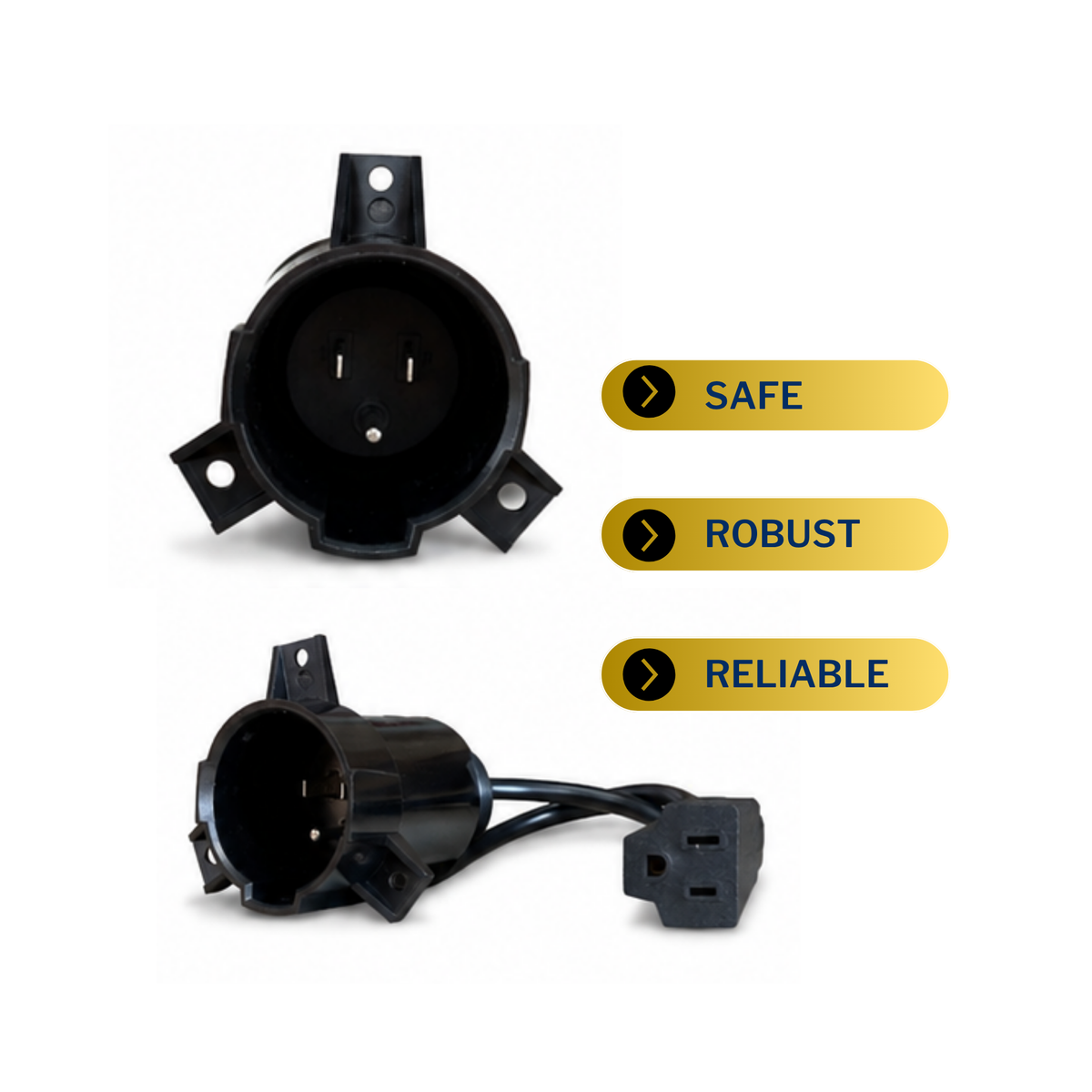Club Car Precedent / Tempo / Onward OEM Charge Port with Standard 110V Plug
