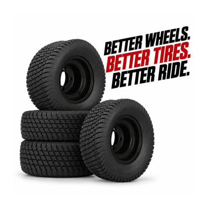 SGC 8” Steel Wheel – Black / STEELENG 22”x11”-8” All Terrain Tire