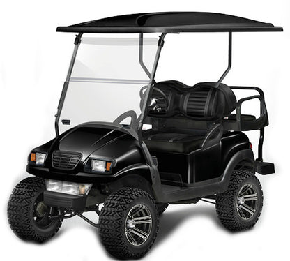 Doubletake Precedent Complete Black Golf Cart Refurbish Kit Phantom in Gloss Black