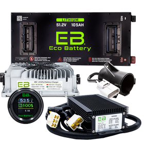 Eco Battery 48v 105ah Skinny GEN2 Lithium Battery Bundle