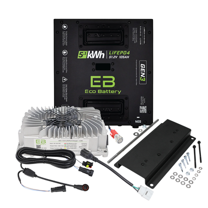 Eco Battery 51V 105AH Thru-Hole Battery Bundle / Bintelli Beyond