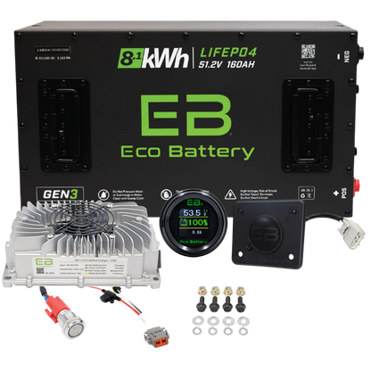 51V 160AH Battery Bundle EZGO RXV Samsung Gen1 2017