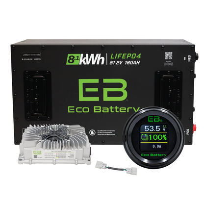 Eco Battery 48v 160ah Lithium Bundle Kit - Select your Cart