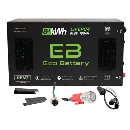Eco Battery 48v 160ah Lithium Bundle Kit - Select your Cart