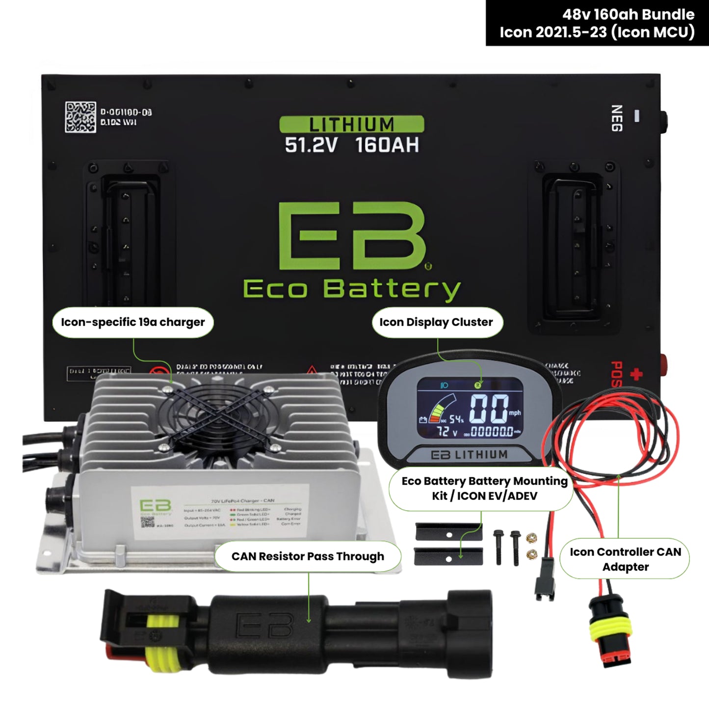 Icon Eco Battery Bundles – Choose your Setup & Battery