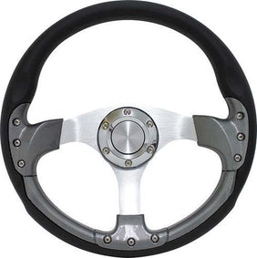 Pursuit 14" Carbon Fiber Steering Wheel W/Kit; Yam