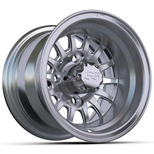 GTW Medusa 10x7 Machined Silver Wheel