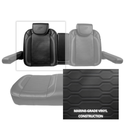 MadJax® Commander Front Seat Cushions – Club Car Precedent, Tempo & Onward