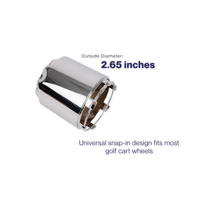 GTW® Snap-In Chrome SS Center Caps (Pack of 4)