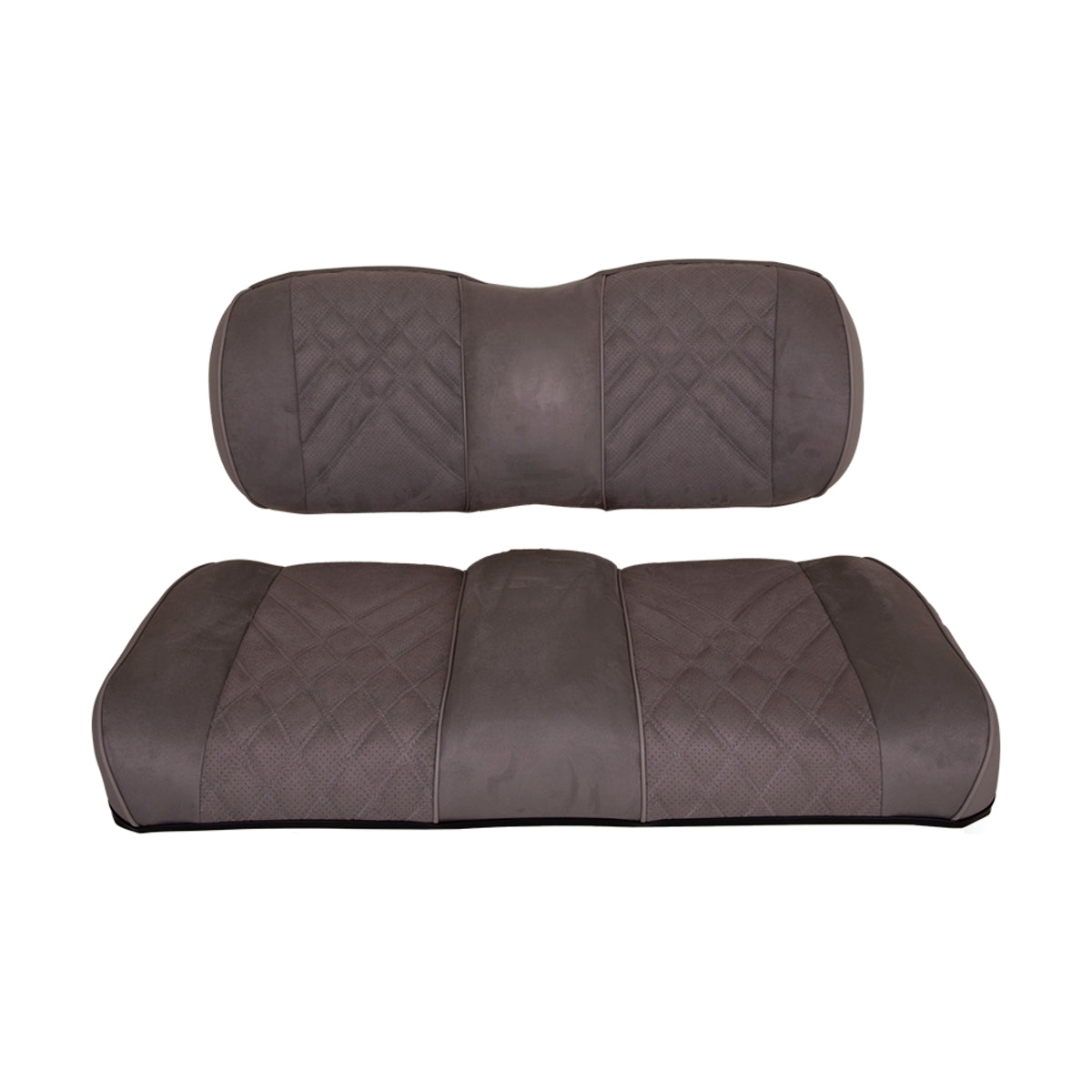 Premium RedDot® Pewter Suede Front Seat Assemblies for EZGO TXT