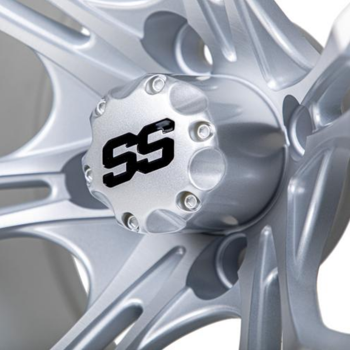 12" GTW Spyder Matte Silver with Machined Accents Wheel