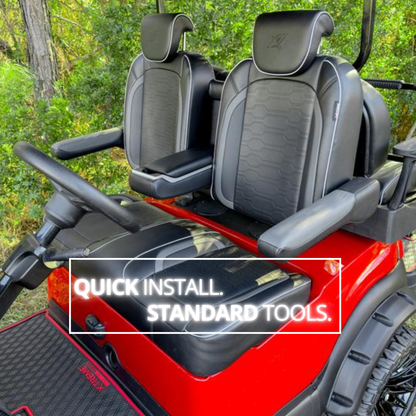 MadJax® Commander Front Seat Cushions – Club Car Precedent, Tempo & Onward