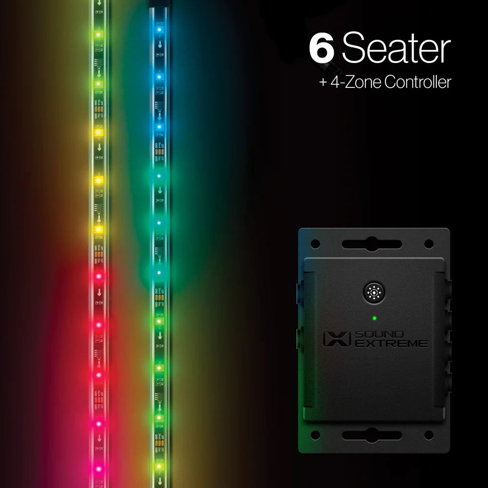 Extreme Strips 6 Seater LED + Controller - 8 LED Strips
