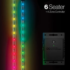 Extreme Strips 6 Seater LED + Controller - 8 LED Strips