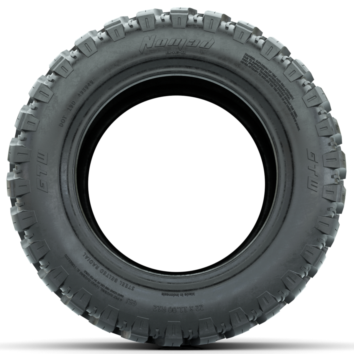 22x11-R12 GTW® Nomad Steel Belted Radial Tire