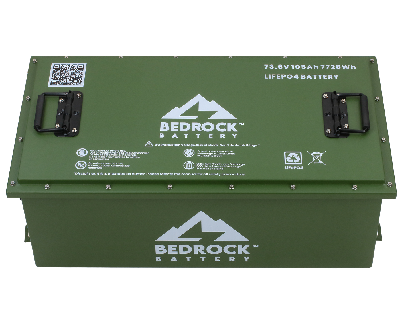 Bedrock Battery 72V 105Ah Lithium