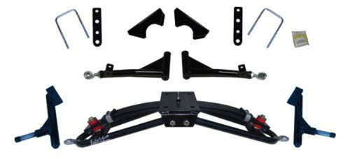 Jake's Double A-arm lift kit (4" lift). Accepts up to 20x10.5-12 tire. Club Car G&E Precedent