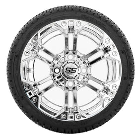 12 GTW Specter Chrome Wheels with 18 Fusion Street Tires  Set of 4