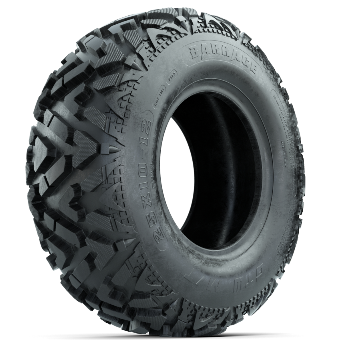 25x10-12 GTW® Barrage Mud Tire (Lift Required)