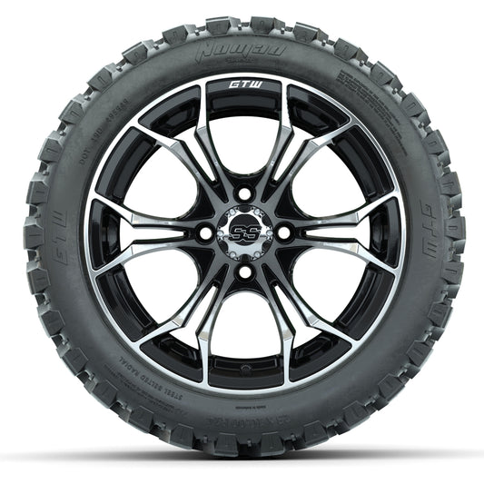 Set of (4) 14 in GTW Omega Wheels with 23x10-14 Duro Desert All-Terrain Tires