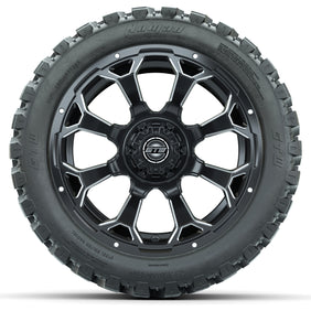 Set of (4) 14 in GTW Raven Wheels with 23x10-14 GTW Nomad All-Terrain Tires
