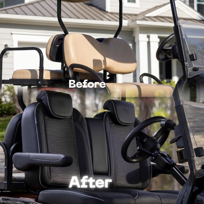 MadJax® Commander Front Seat Cushions – Club Car Precedent, Tempo & Onward