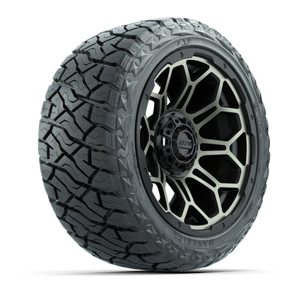 14" GTW Bravo Wheels Matte Bronze and Maverick 23x10.00-R14 All Terrain Tires Set of 4