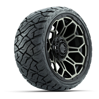 14" GTW Bravo Wheels Bronze and Maverick 205/35-R14 Low Profile All Terrain Tires Set of 4