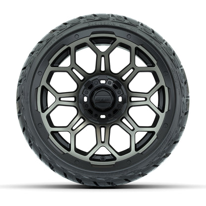 14" GTW Bravo Wheels Bronze and Maverick 205/35-R14 Low Profile All Terrain Tires Set of 4