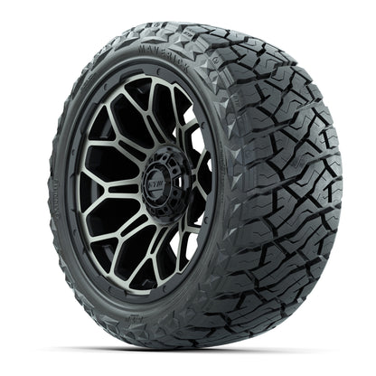 15" GTW Bravo Wheels Matte Bronze and Maverick 23x10.00-R15 All Terrain Tires Combo Set of 4