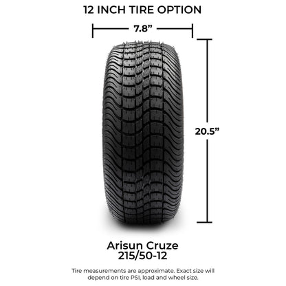 12" MODZ Vortex Matte Bronze - Tire and Wheel Combo