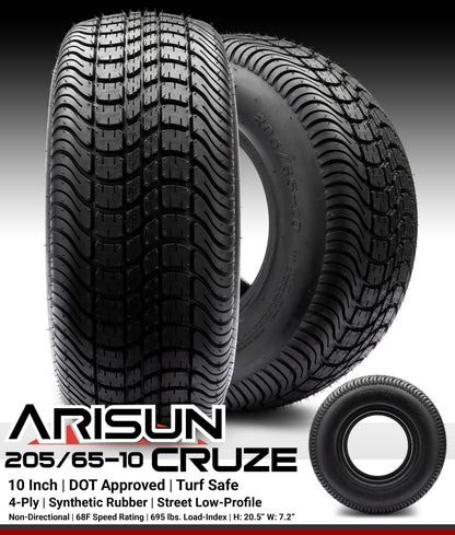 Arisun Cruze DOT Street 205/65‐10 - Set of 4